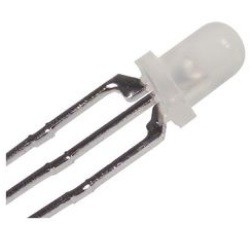 SSL-LX3059GYW LUMEX Lampu LED Bi Warna Hijau / Kuning 565nm/585nm 3 Pin T 1