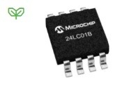 Penyimpanan Data Memori Flash 24LC01B-I/SN, Microchip Serial Eeprom 1K bit 3.3V/5V