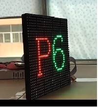 Modul Matriks Papan Display Digital Elektronik P6 Tahan Air Dengan 1024 Dots 5200 Nits